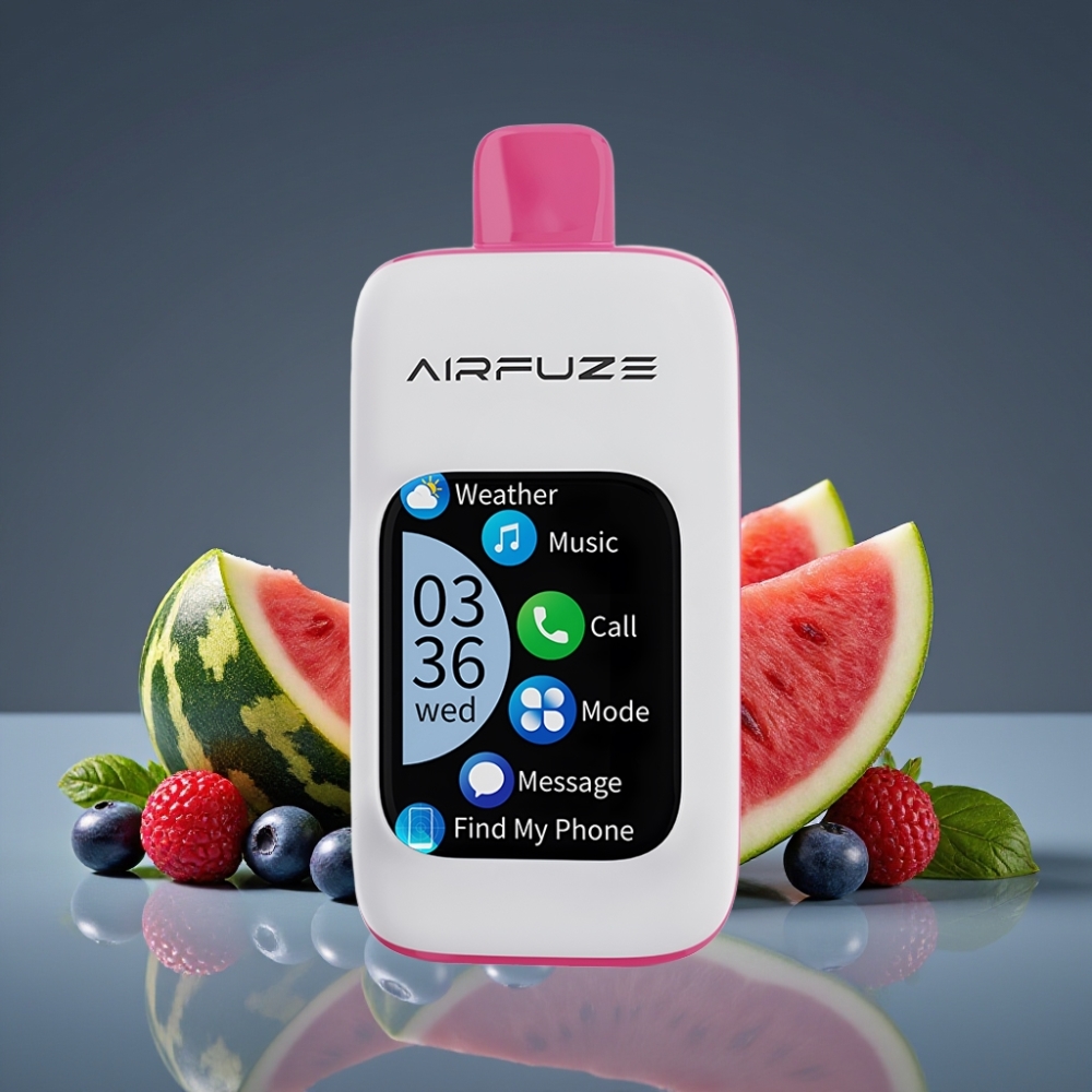 AirFuze Smart 30000 Puffs Disposable Pod με Μπλε Μούρο και Καρπούζι, 5% Νικοτίνη, 900mAh