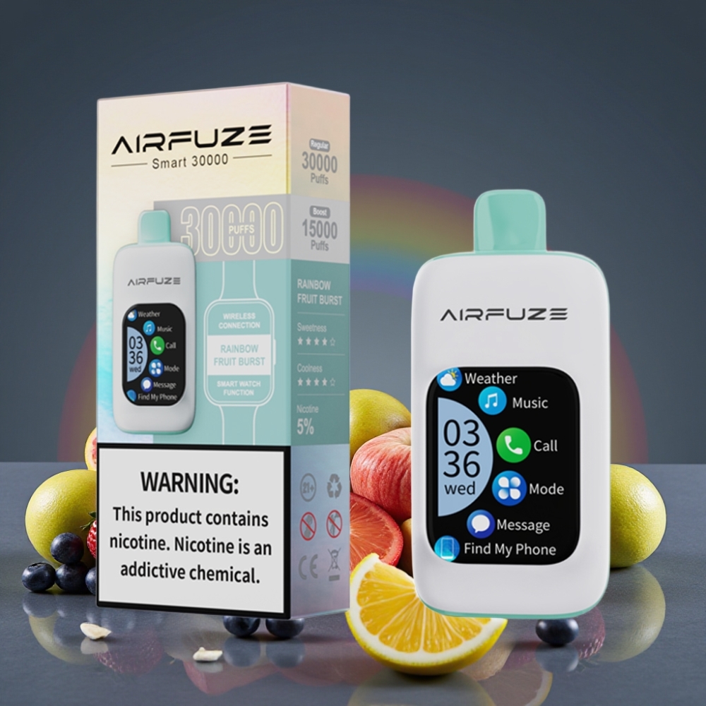 AirFuze Smart 30000 Puffs Pod μιας χρήσης 900mAh Rainbow Fruit Burst
