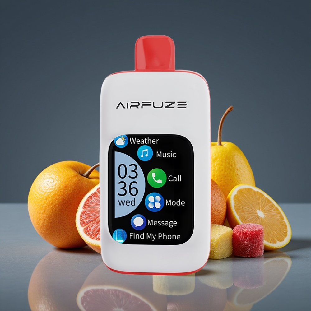 AirFuze Smart 30000 Puffs Pod μιας χρήσης Sour Lush Gummy 5% Νικοτίνη 900mAh Τύπου-C