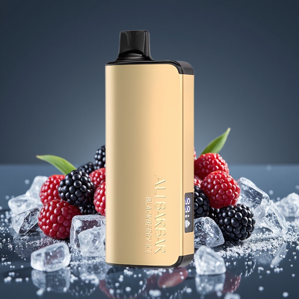 Alibarbar Ingot 9000 Puffs Ατμοποιητής μιας χρήσης Blackberry Ice 22ml 2350mAh LED
