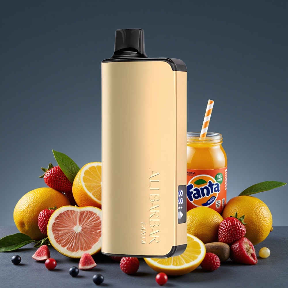 Alibarbar Ingot 9000 Puffs Ατμοποιητής μιας χρήσης Fanta 22ml 2350mAh LED