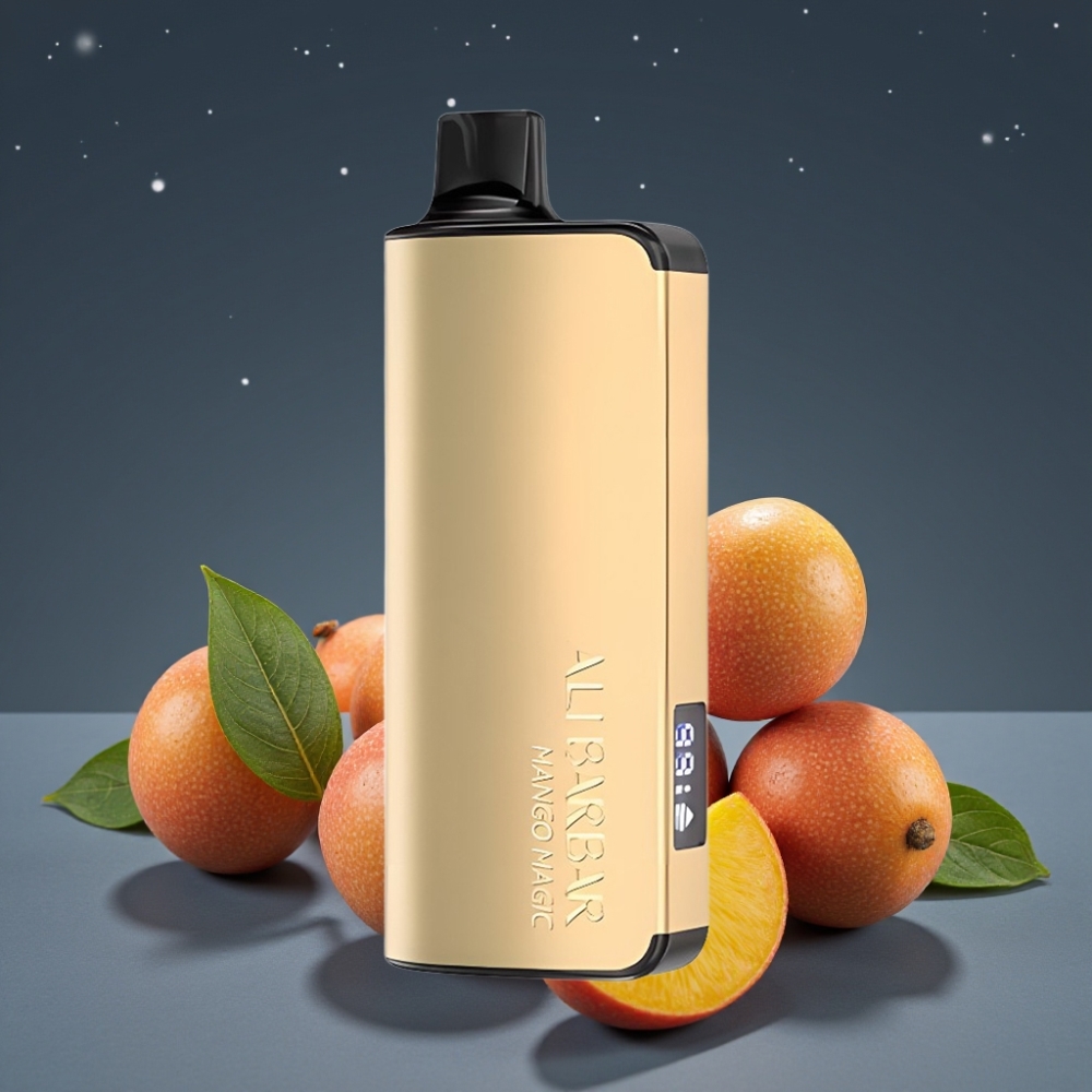 Alibarbar Ingot 9000 Puffs Ατμοποιητής μιας χρήσης Mango Magic 22ml 2350mAh LED