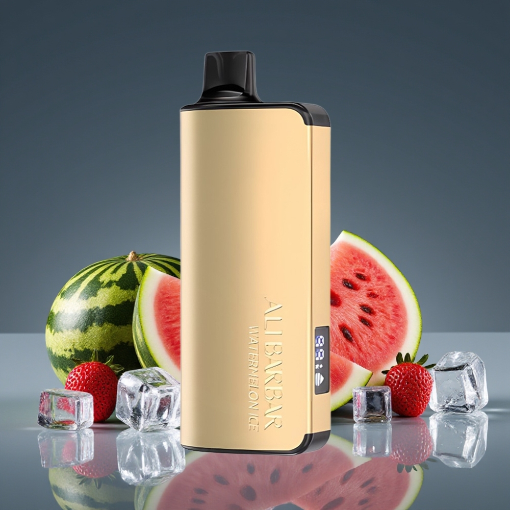 Alibarbar Ingot 9000 Puffs Vape μιας χρήσης Watermelon Ice 22ml 2350mAh LED