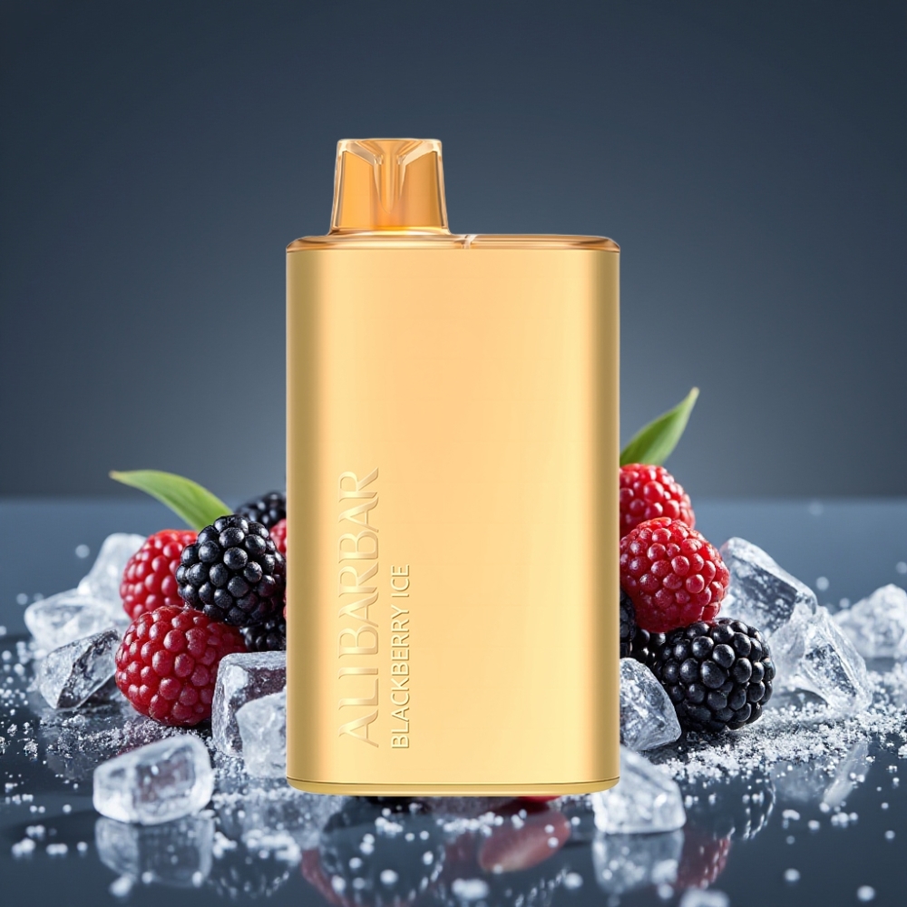 Alibarbar Rich 8000 Puffs Vape μιας χρήσης Blackberry Ice 20ml 2000mAh Μη επαναφορτιζόμενο