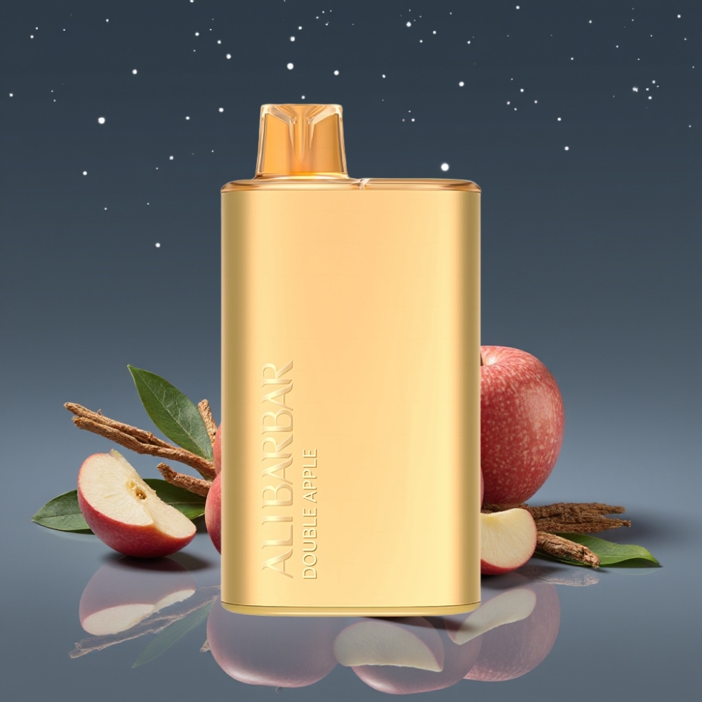 Alibarbar Rich 8000 Puffs Vape μιας χρήσης Double Apple 20ml 2000mAh