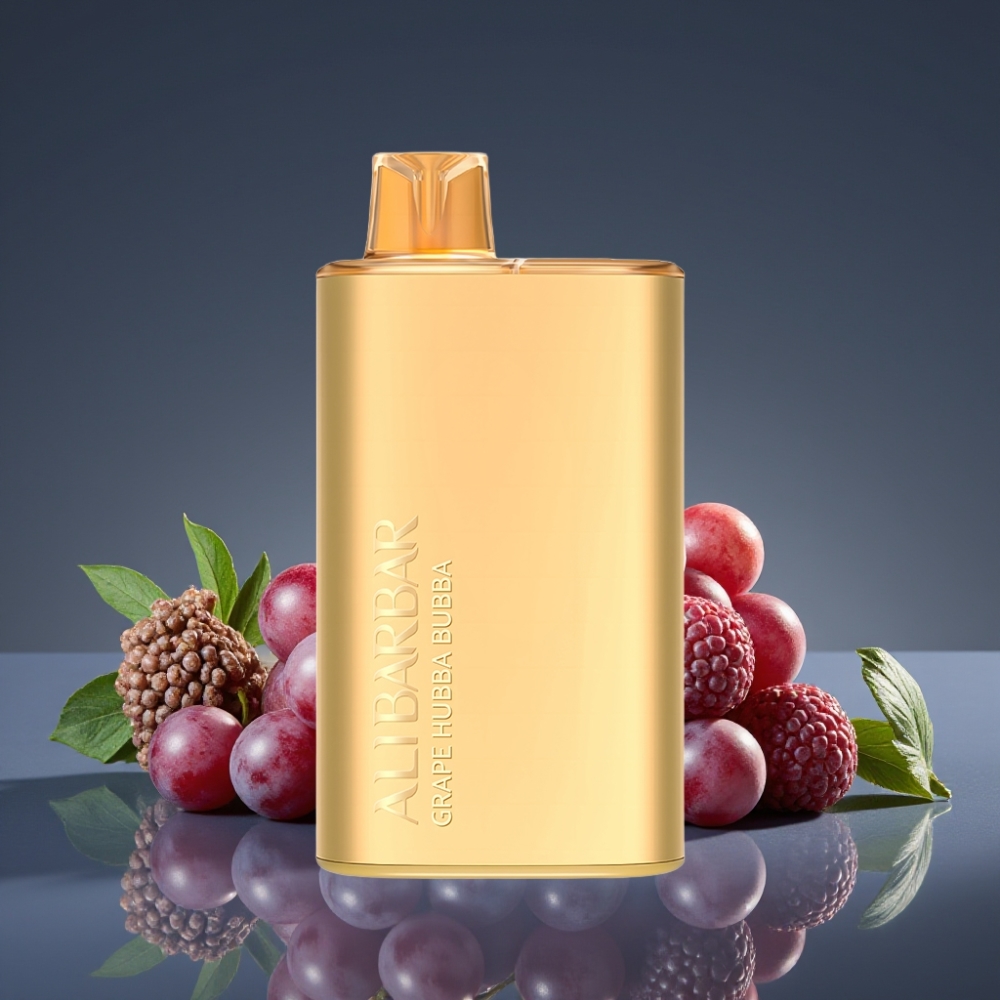 Alibarbar Rich 8000 Puffs Vape μιας χρήσης Grape Hubba Bubba Vape μιας χρήσης 20ml 2000mAh