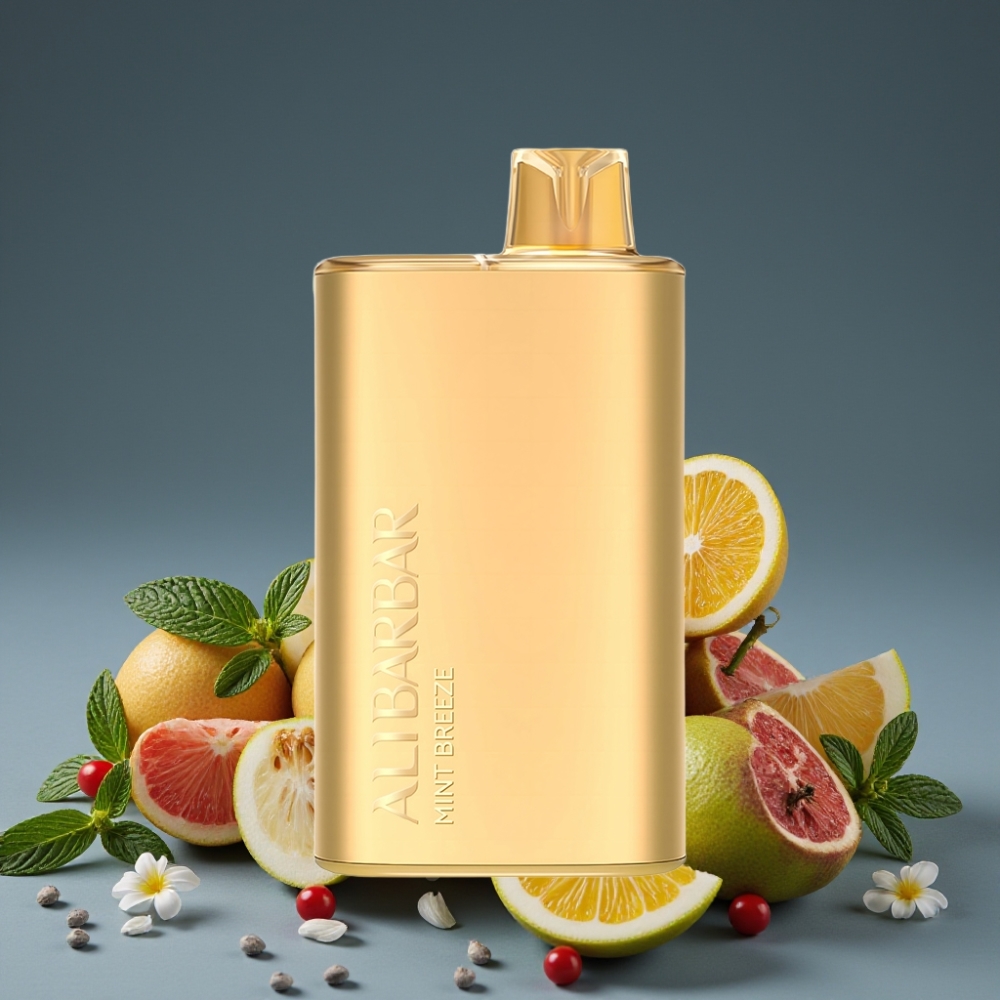 Alibarbar Rich 8000 Puffs Vape μιας χρήσης Mint Breeze 20ml 2000mAh 1.1Ω