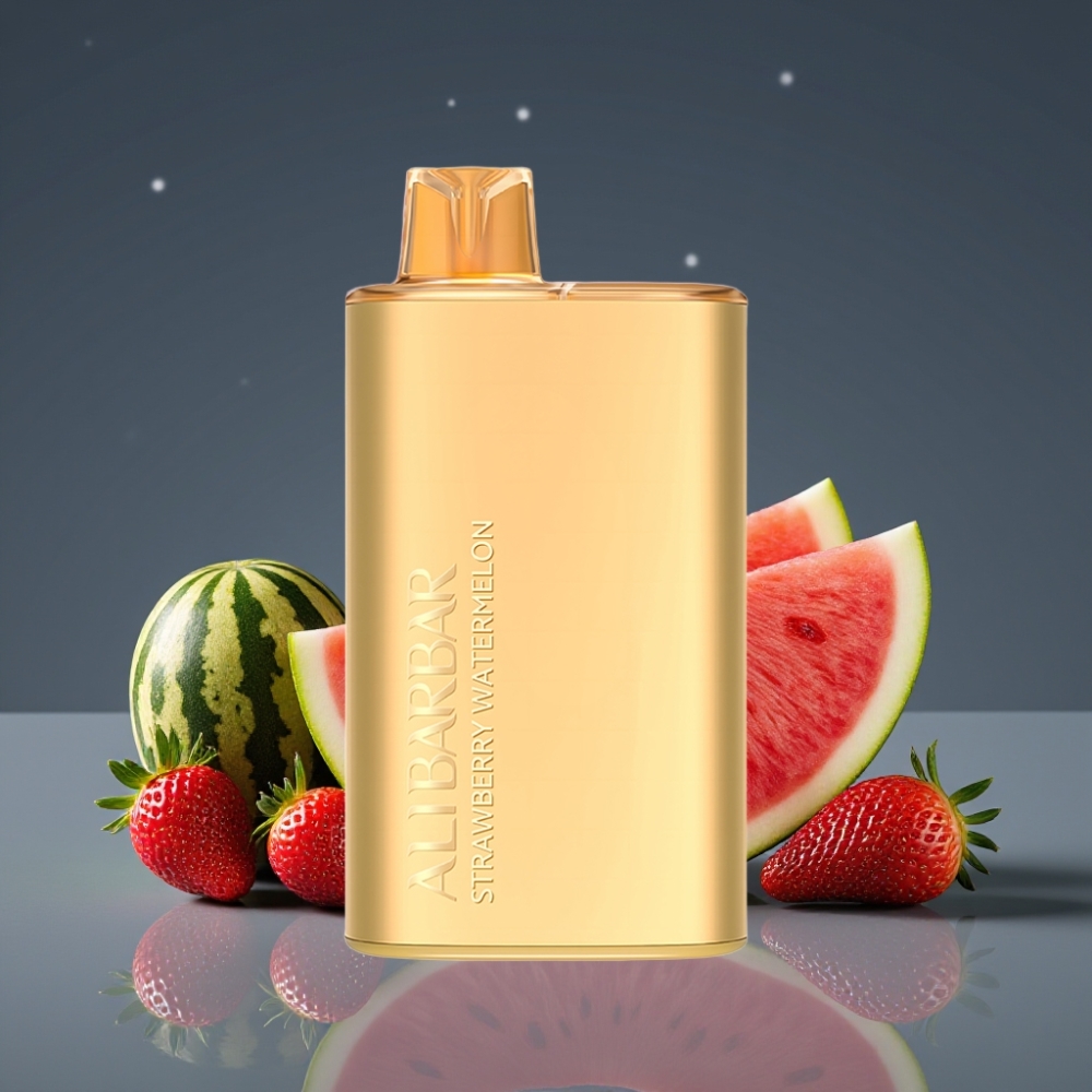 Alibarbar Rich 8000 Puffs Vape μιας χρήσης Strawberry Watermelon 20ml 2000mAh