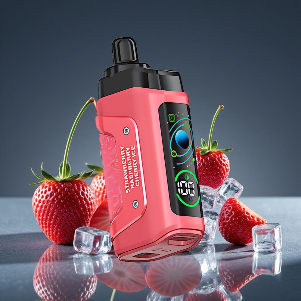 Razz Bar 45000 Puffs Disposable Vape Φράουλα Κεράσι Πάγος με 1.0 Ohm Mesh Coil & Type-C