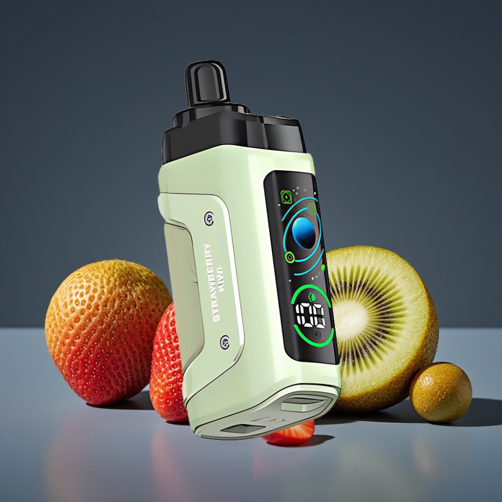 Razz Bar 45000 Puffs Disposable Vape Φράουλα-Κίβι 1.0 Ohm Mesh Type-C