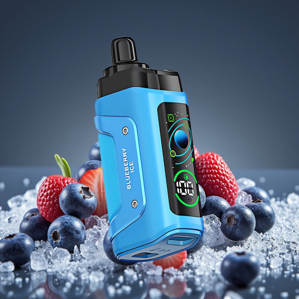 Razz Bar 45000 Puffs Disposable Vape με Καταπολέμηση Μπλε Βατόμουρου, Mesh Coil 1.0 Ohm, Ρυθμιζόμενη Ροή Αέρα