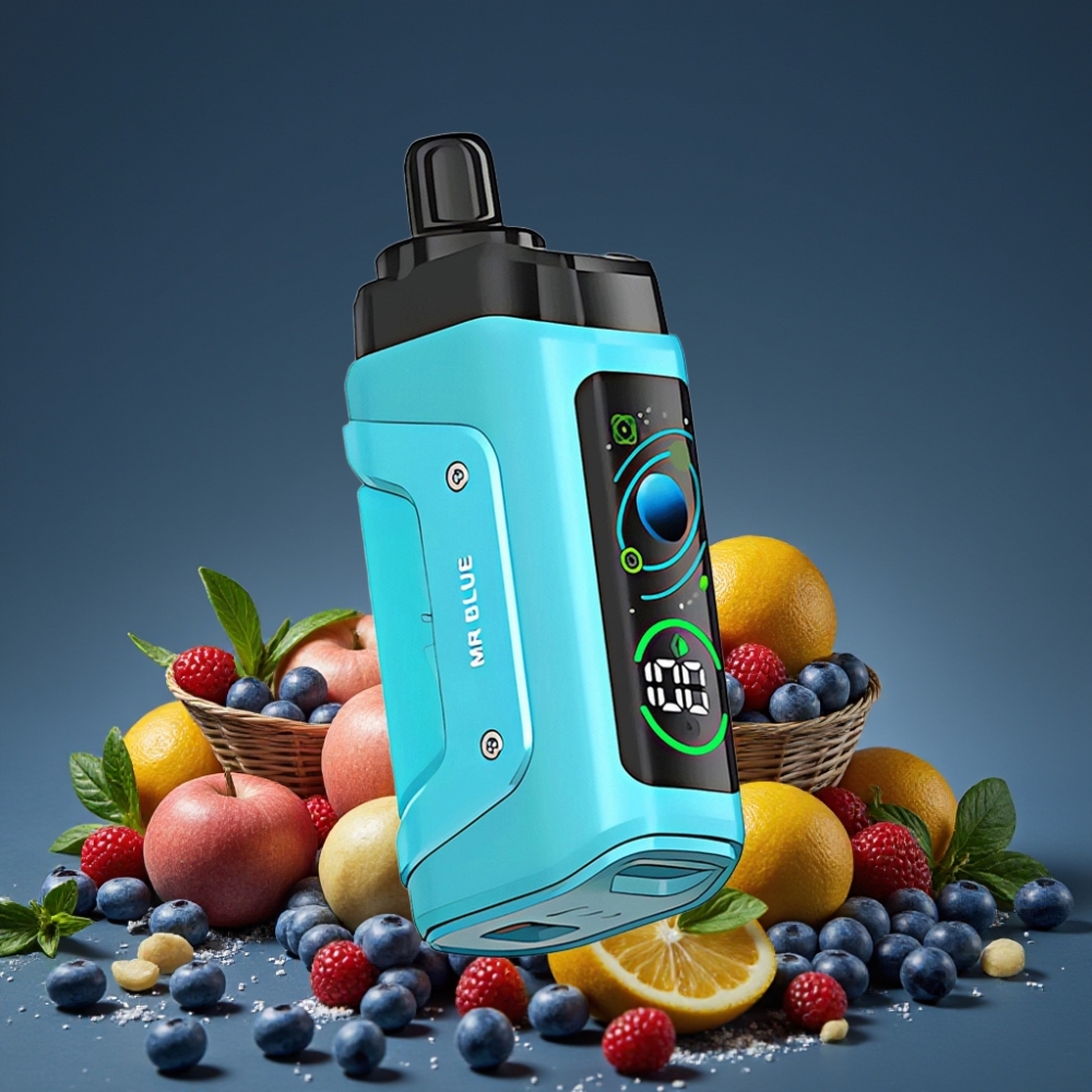 Razz Bar 45000 Puffs Disposable Vape Κυανό με Mesh Coil & Type-C