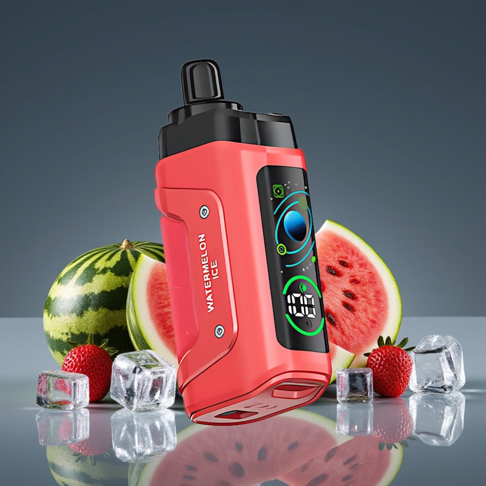 Razz Bar 45000 Puffs Disposable Vape Watermelon Ice 1.0 Ohm Mesh Adjustable Airflow Type-C
