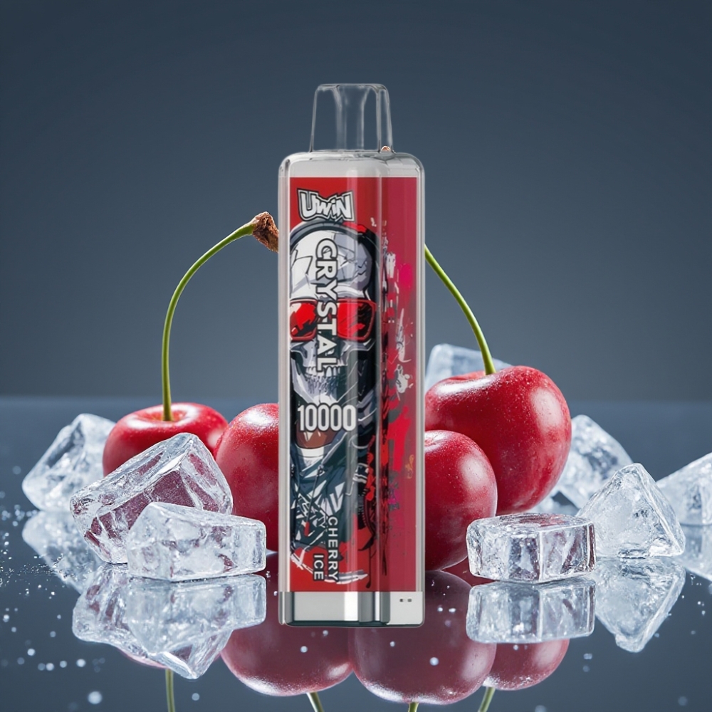 UWIN Crystal 10000 Puffs Cherry Ice 18ml RGB 650mAh Type-C