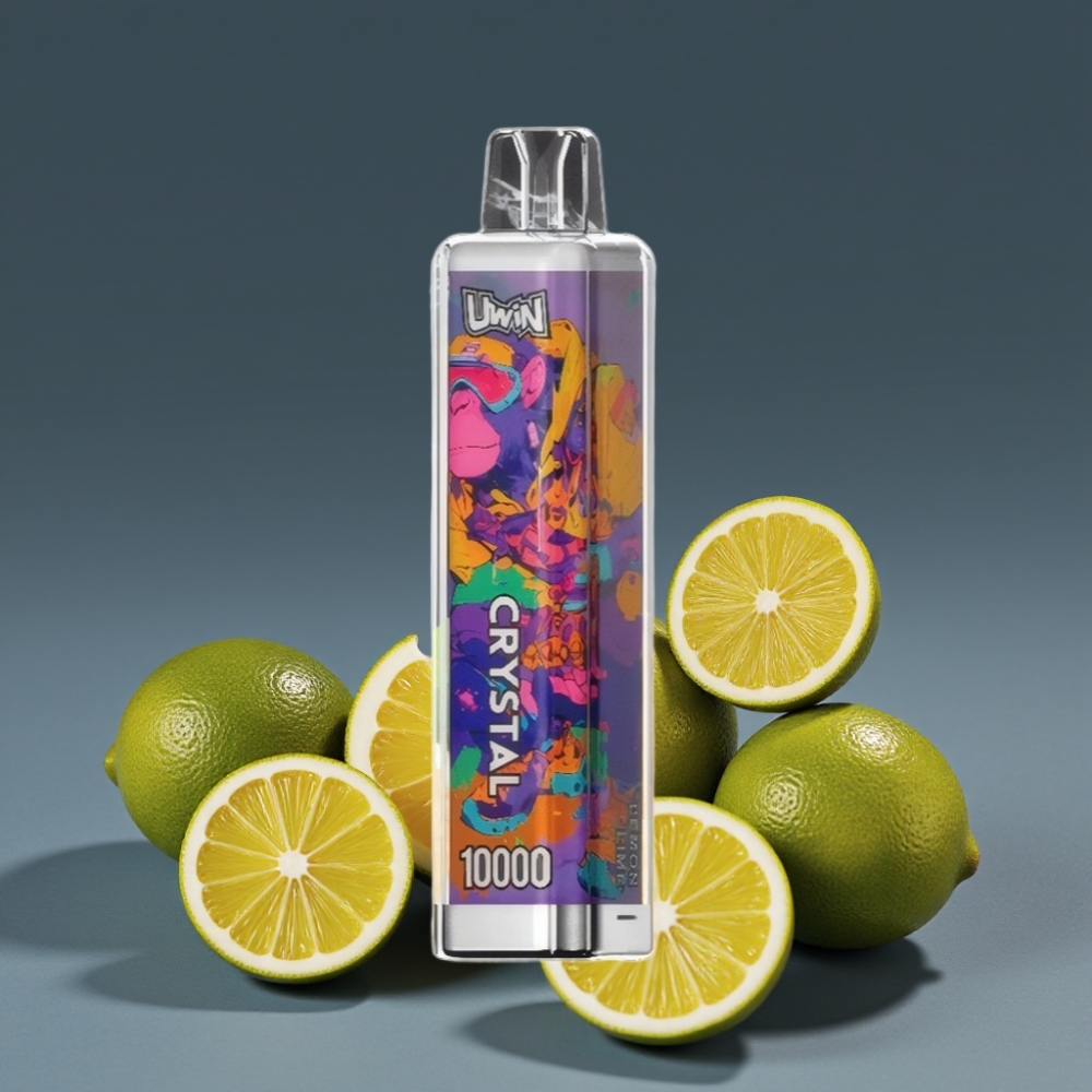 UWIN Crystal 10000 Puffs Disposable Vape Λεμόνι Λαϊμάκι RGB