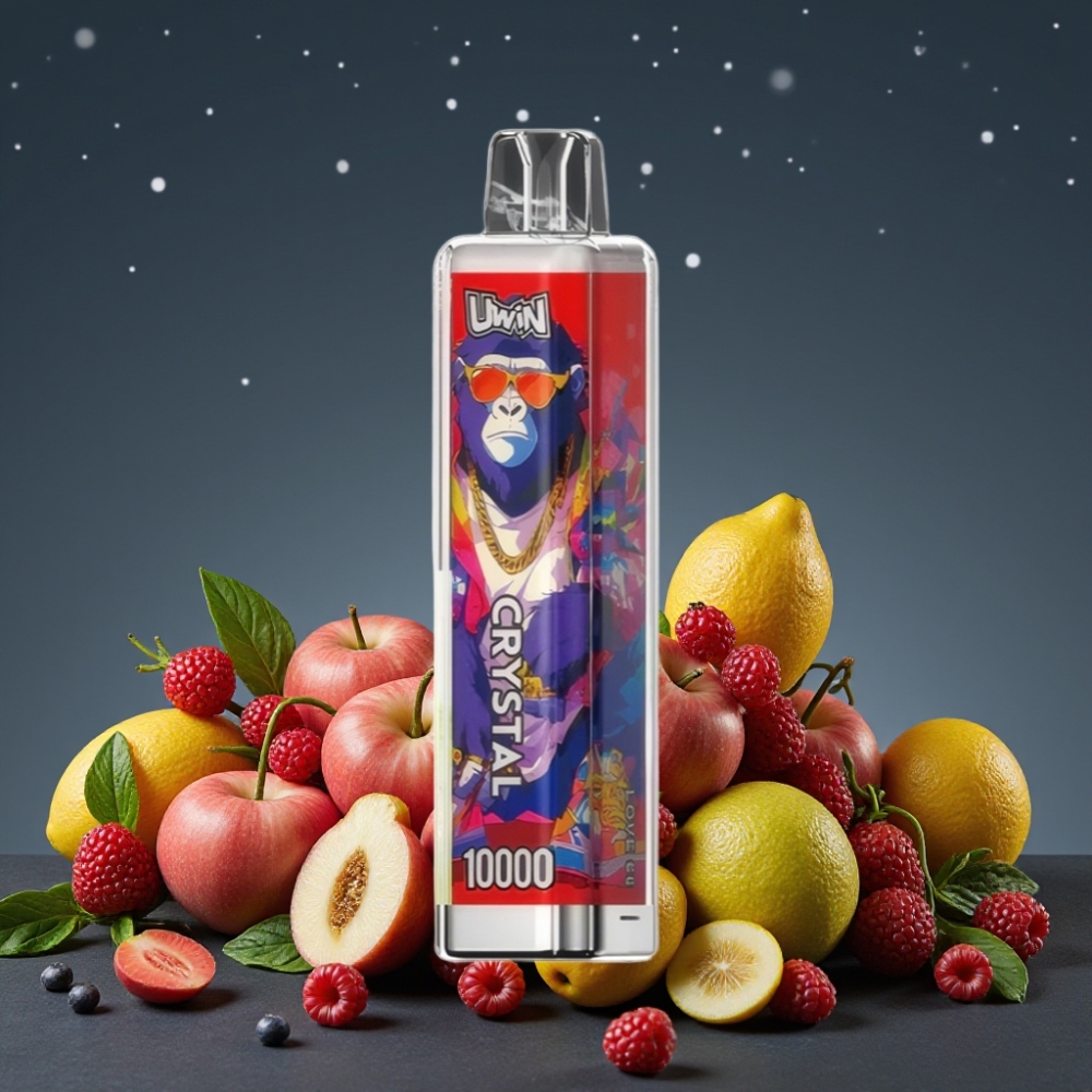 UWIN Crystal 10000 Puffs RGB Αγάπη 66 18ml Type-C