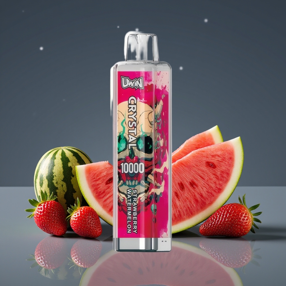 UWIN Crystal 10000 Puffs Strawberry Watermelon RGB Lights Type-C Fast Charging
