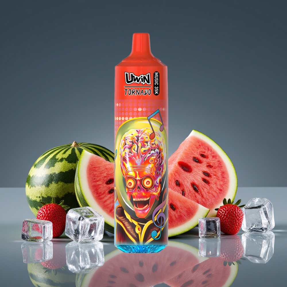 Uwin Tornado 35K Music 600mAh Type-C Καρπούζι Πάγος