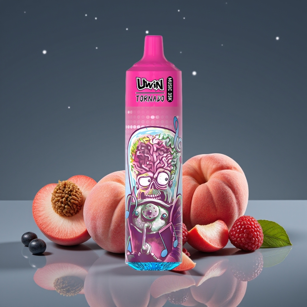 Uwin Tornado 35K Music Peach Berry 600mAh Type-C 1.0 Ohm