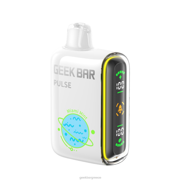 Geek Bar Pulse 15 χιλιάδες ατμούς μιας χρήσης μέντα του Μαϊάμι 4T6656 - Geek Bar Kit